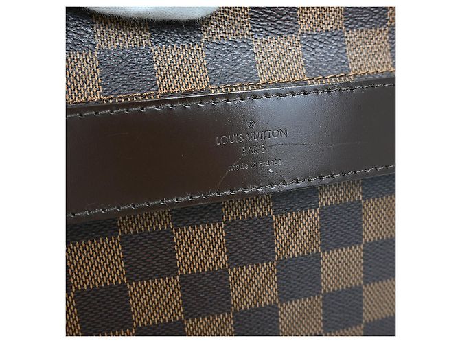 Louis Vuitton Shelton Messenger Damier Ebene MM Marrone - vista 4