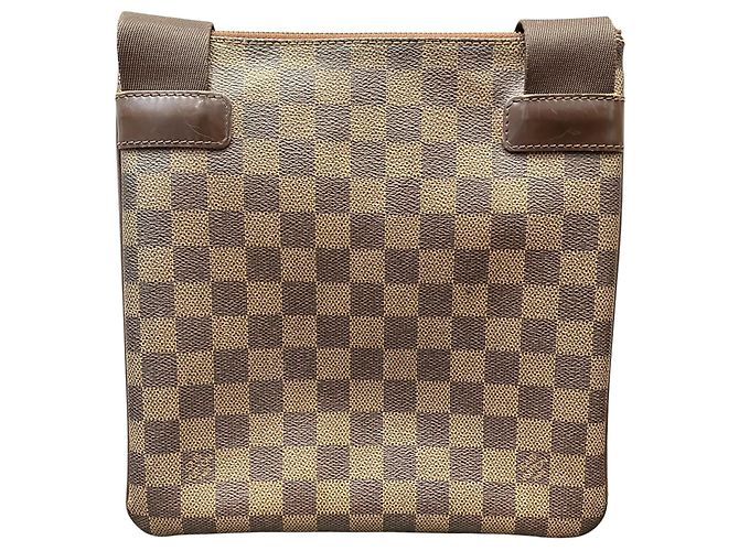 Louis Vuitton Pochette Melville Shoulder Bag Marrone Bianco - vista 2