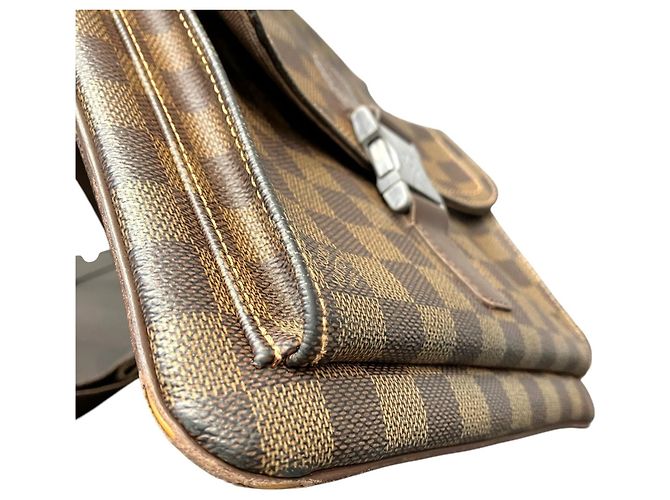 Louis Vuitton Pochette Melville Shoulder Bag Marrone Bianco - vista 9