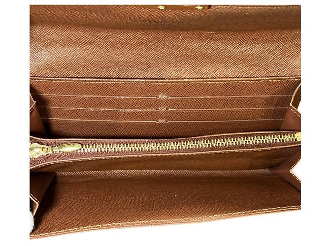 Louis Vuitton Etoile Portefeuille Sarah Long Wallet Marrone Monogramma - vista 3