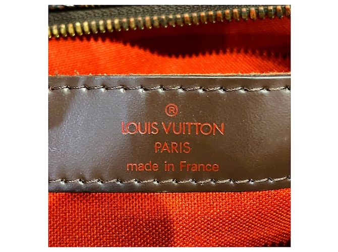 Borsa a tracolla Louis Vuitton Naviglio Marrone Damier ebene - vista 4