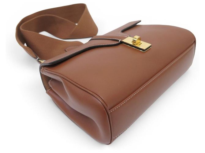 Céline BORSA A MANO CELINE TEEN 16 SOFT PM 196853 IN PELLE CAMEL A TRACCOLLA Cammello - vista 3