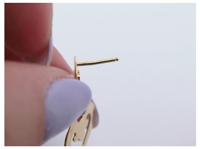 ORECCHINI O.J. PERRIN LEGENDES ORO GIALLO 18K 4.71GR CUORE D'oro - vista 12