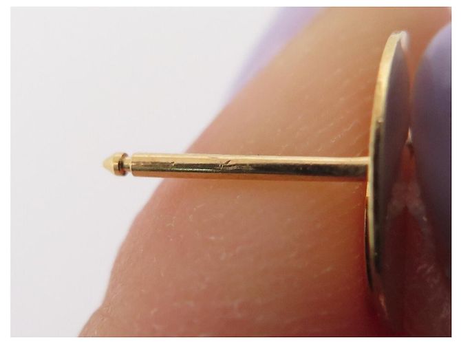 ORECCHINI O.J. PERRIN LEGENDES ORO GIALLO 18K 4.71GR CUORE D'oro - vista 7