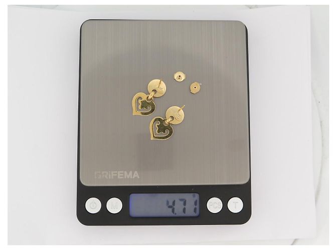 ORECCHINI O.J. PERRIN LEGENDES ORO GIALLO 18K 4.71GR CUORE D'oro - vista 8