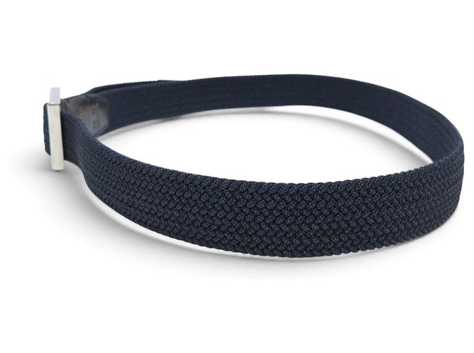 NEUER BERLUTI CLASSIQUE FLECHTGÜRTEL C0083-015 T95 NAVYBLAU Marineblau - Ansicht 2