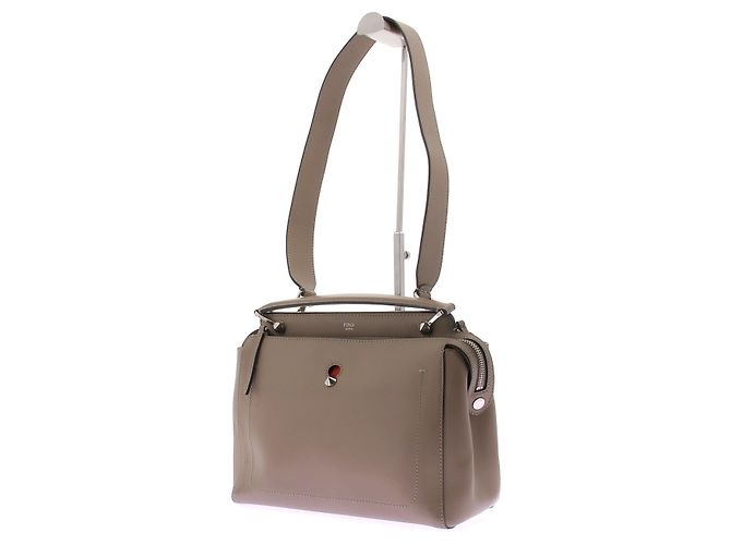 Fendi Dot Com Handtasche taupe Braun - Ansicht 3