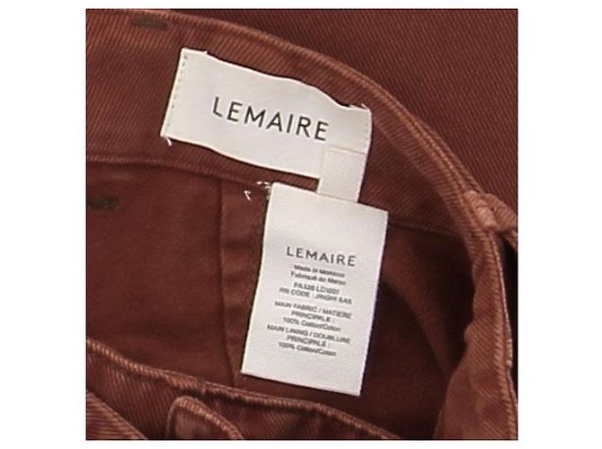 Jeans Lemaire Vermelhos de Algodão XXS - vista 6