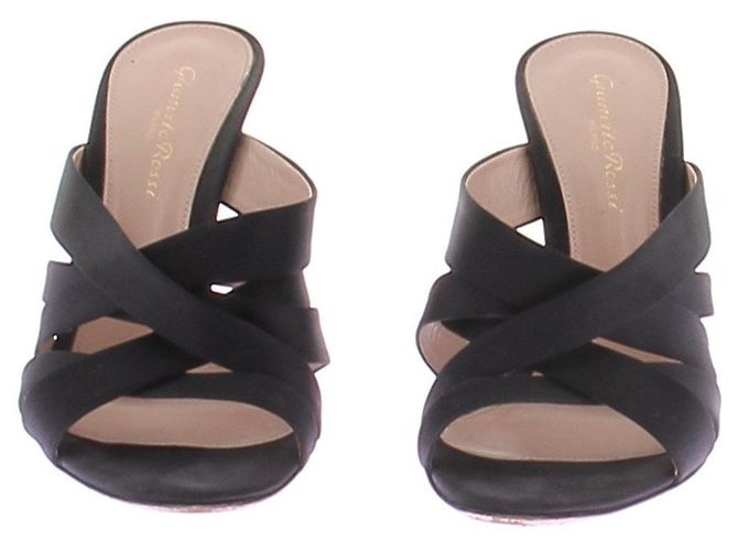 Gianvito Rossi Schwarze Lederpumps Größe 37 - Ansicht 3