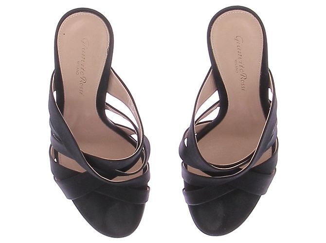 Gianvito Rossi Schwarze Lederpumps Größe 37 - Ansicht 4