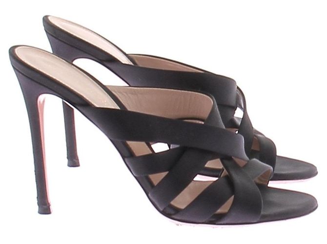 Gianvito Rossi Schwarze Lederpumps Größe 37 - Ansicht 6