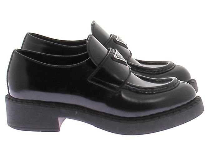 Mocassini Prada in pelle nera taglia 36 Nero - vista 6