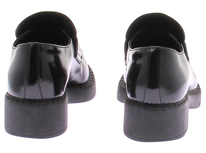 Mocassini Prada in pelle nera taglia 36 Nero - vista 7