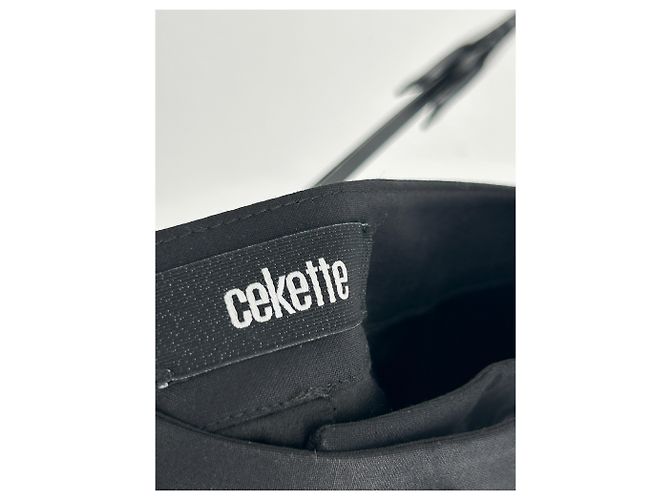 Autre Marque Mini shorts neri CEKETTE Nero - vista 3