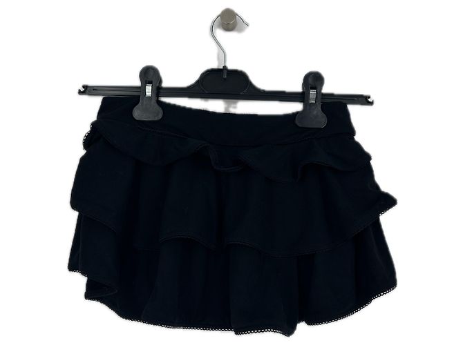 Autre Marque Pantaloncini neri in cotone GLOWNY Nero - vista 2
