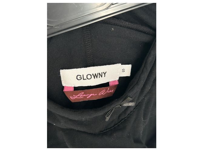 Autre Marque Pantaloncini neri in cotone GLOWNY Nero - vista 3