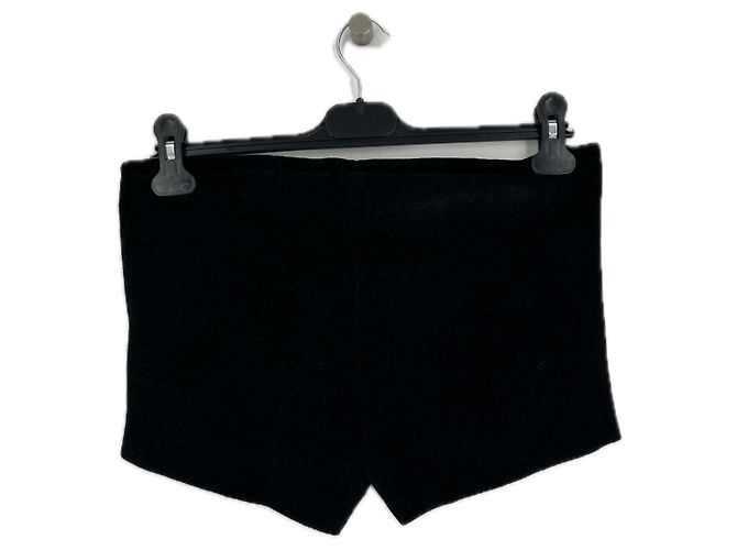 Autre Marque Schwarze Samtshorts - Ansicht 2