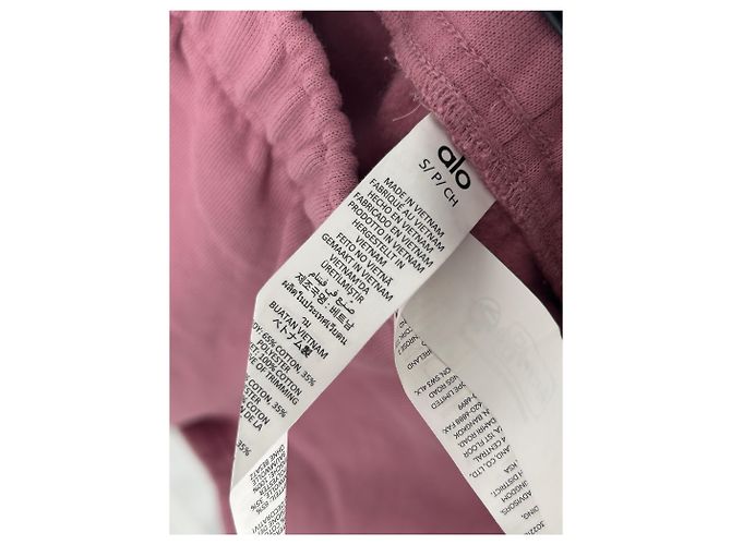 Pantalones cortos de algodón rosa Yves Salomon - vista 3
