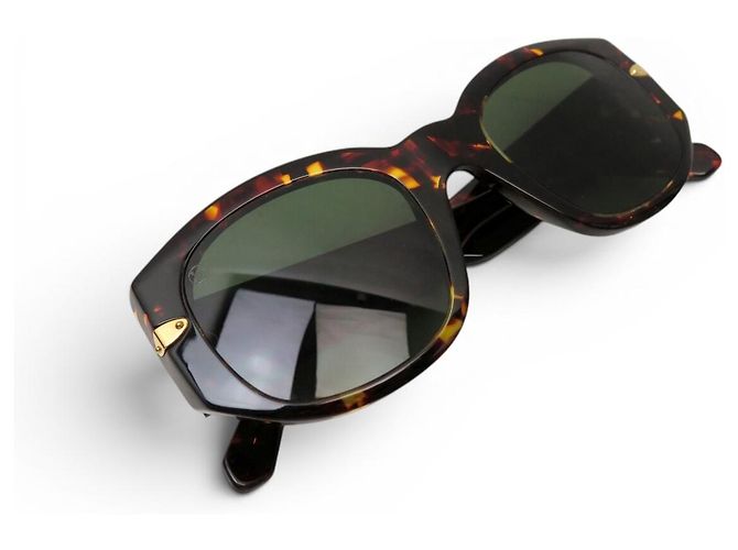 NEUE LOUIS VUITTON CAT EYE SONNENBRILLE SCHELLACK Z1292W Braun - Ansicht 5
