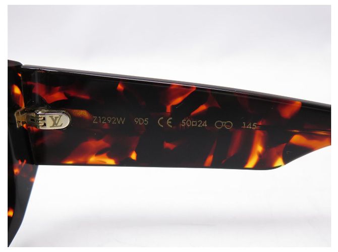 NEUE LOUIS VUITTON CAT EYE SONNENBRILLE SCHELLACK Z1292W Braun - Ansicht 9