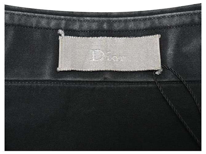 Camicia a maniche lunghe Dior in cotone nero - vista 4