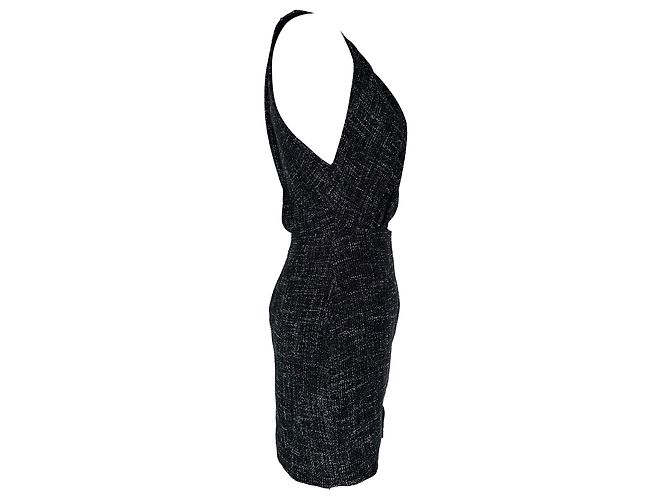 Iro Yasmina Cut-Out Tweed Mini Black Cotton Negro - vista 2