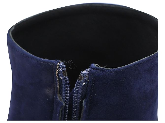 Rene Caovilla Stivaletti con tacco alto decorati René Caovilla in camoscio blu navy - vista 12