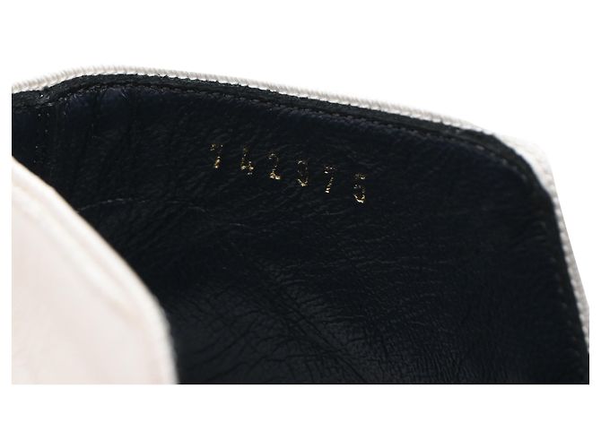 Edge Céline Stivaletti a punta Celine in pelle bianca Bianco Crudo - vista 13