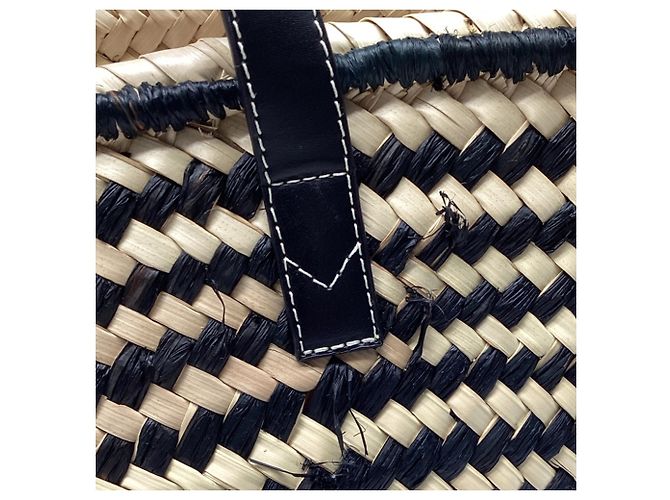 Borsa Cesto Cadix Isabel Marant in Raphia Multicolor Multicolore - vista 11