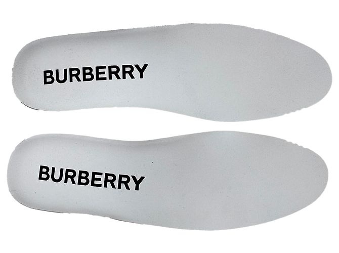 Burberry Arthur Vintage Check Sneaker aus beigem Canvas - Ansicht 18