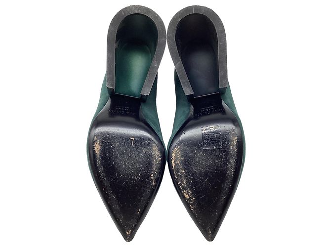 Décolleté a punta Alvara di Acne Studios in camoscio Olive Verde Verde oliva - vista 10