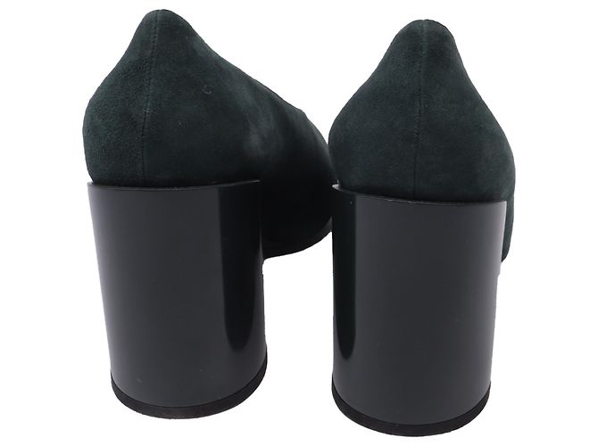 Décolleté a punta Alvara di Acne Studios in camoscio Olive Verde Verde oliva - vista 5