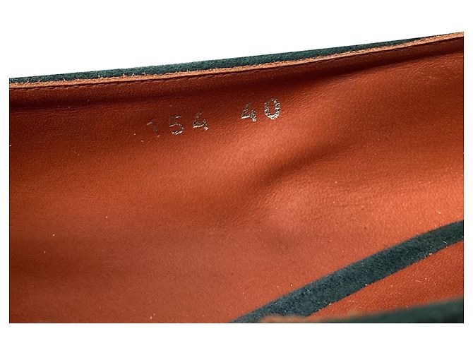 Décolleté a punta Alvara di Acne Studios in camoscio Olive Verde Verde oliva - vista 6