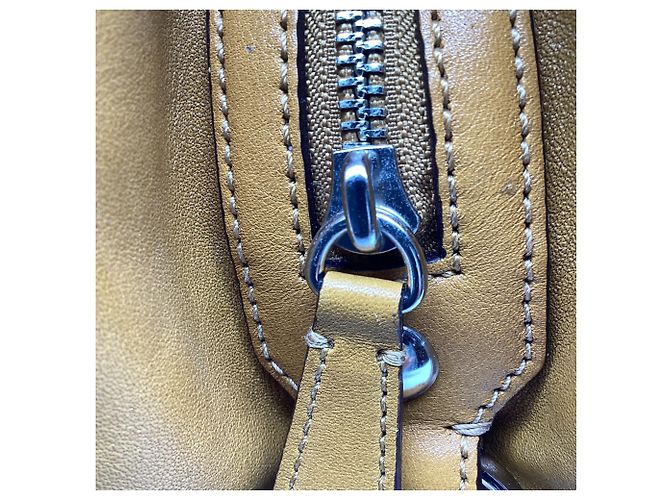 Borsa a tracolla Coach Madison Hobo in pelle marrone Camel - vista 10