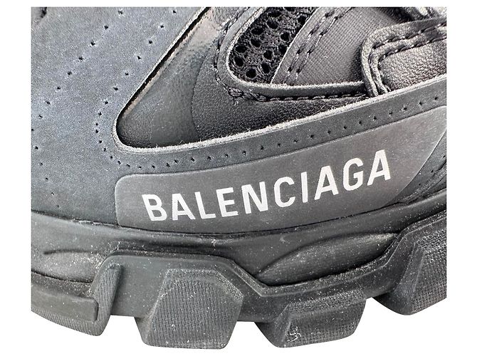 Balenciaga Track Sneaker aus schwarzem Nylon - Ansicht 10