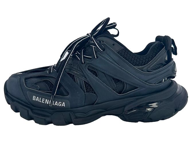 Balenciaga Track Sneaker aus schwarzem Nylon - Ansicht 11