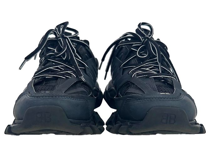 Balenciaga Track Sneaker aus schwarzem Nylon - Ansicht 3