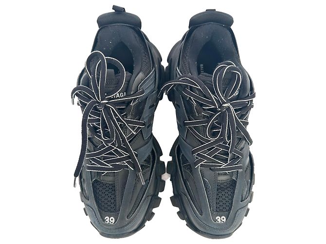 Balenciaga Track Sneaker aus schwarzem Nylon - Ansicht 5