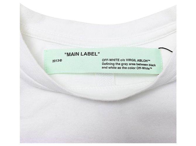 Off White Camiseta Off-White x The Simpsons "Chill, Man!" en algodón blanco - vista 5