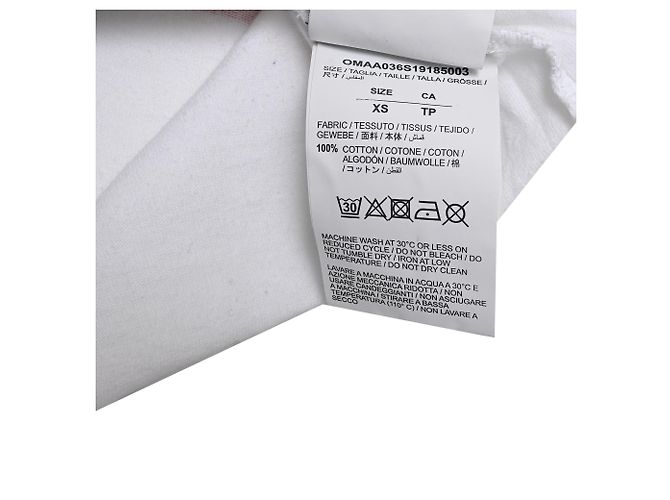Off White Camiseta Off-White x The Simpsons "Chill, Man!" en algodón blanco - vista 7