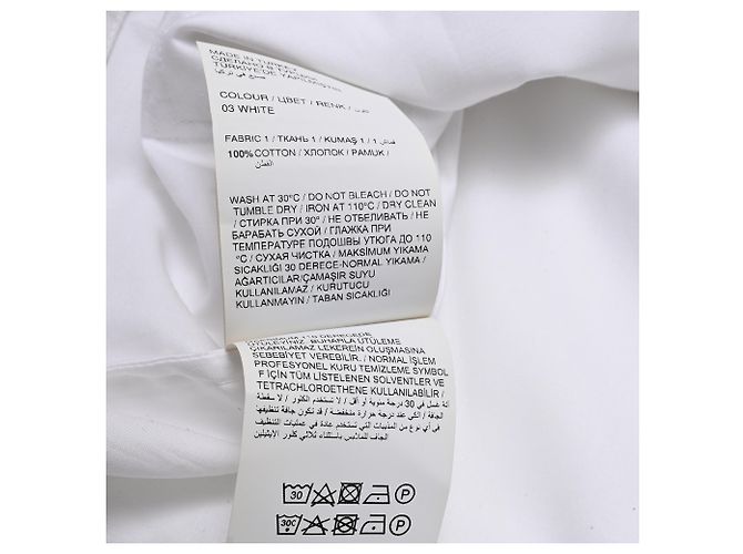 Giacca-camicia leggera con zip Neil Barrett in cotone bianco - vista 14