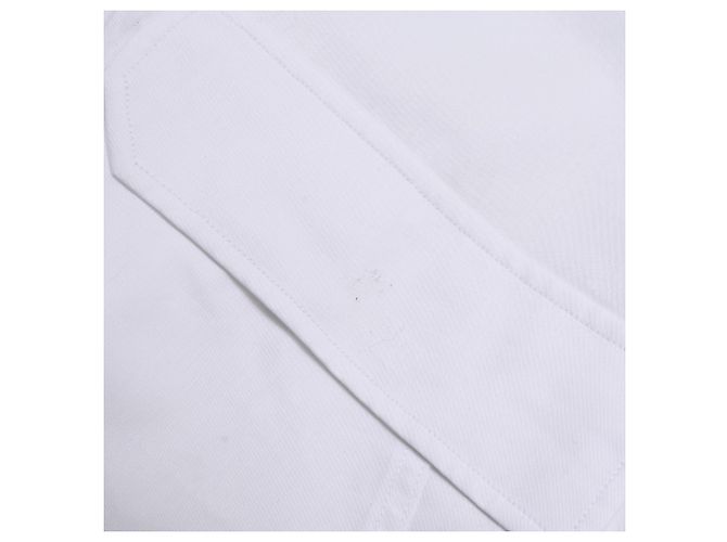 Giacca-camicia leggera con zip Neil Barrett in cotone bianco - vista 16