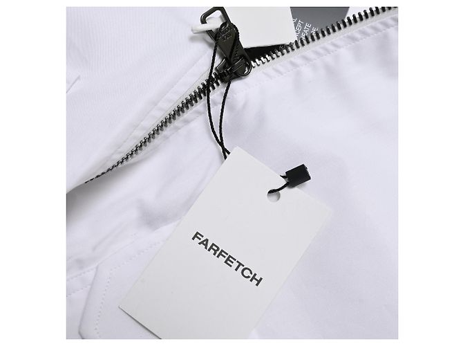 Giacca-camicia leggera con zip Neil Barrett in cotone bianco - vista 7