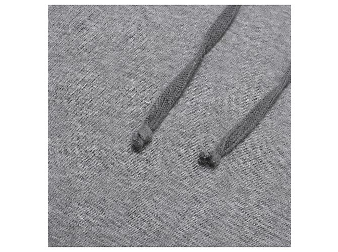 Sweatshirt com capuz Prada em algodão cinzento Cinza - vista 10