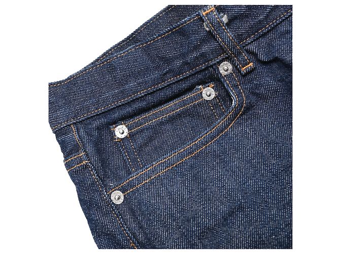 Apc Jeans A.P.C. Raw Straight Leg in cotone Denim Blue - vista 7