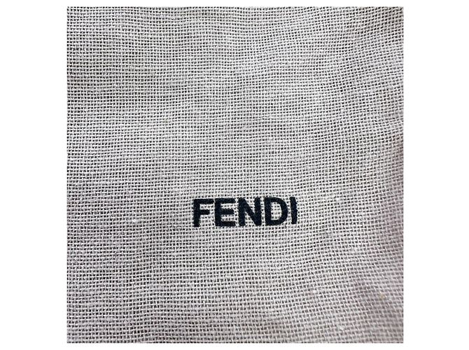 Bracciale a doppio giro Fendi in pelle multicolore - vista 9
