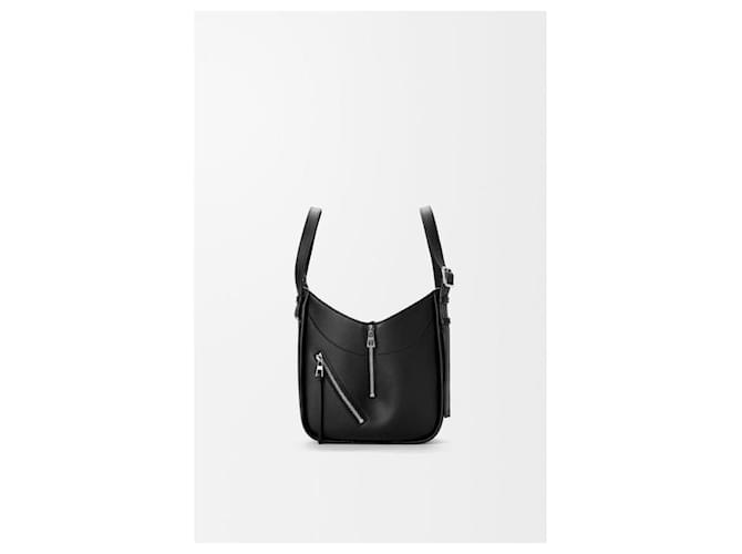 Loewe Borsa Hammock Flip in vitello classico Nero - vista 4