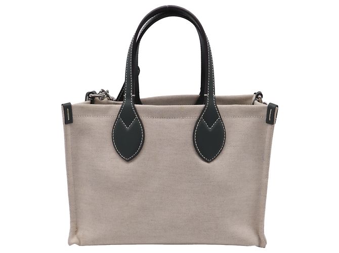 Gucci Small Logo-Print Tote Bag aus beigem Canvas - Ansicht 4