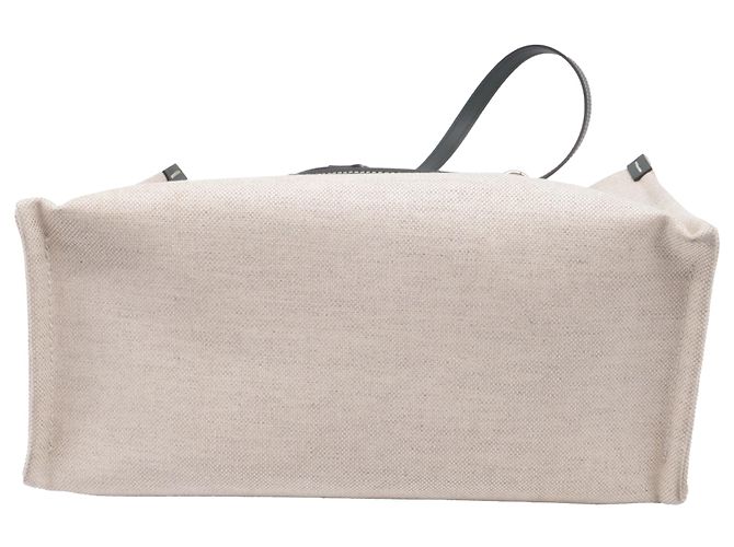 Gucci Small Logo-Print Tote Bag aus beigem Canvas - Ansicht 7