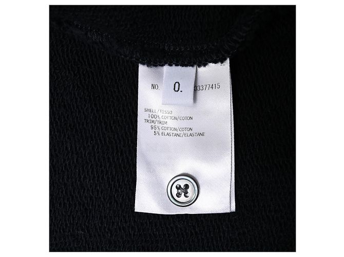 Felpa con cappuccio e zip Loopback Thom Browne in cotone blu navy - vista 6